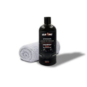 Car & Bike Wash Shampoo 500 ml with 650 GSM Microfiber Cloth (40x40 cm) Combo High Foam Vehicle Cleaning Liquid with Ultra Soft Drying Towel Scratch-Free Car Cleaning Kit