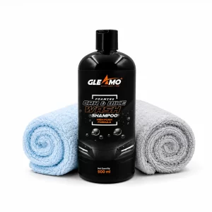 Wash Shampoo 500 ml + 2 Microfiber Cloths Combo