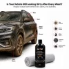 Wash Shampoo 500 ml + 650 GSM Microfiber Cloth Combo