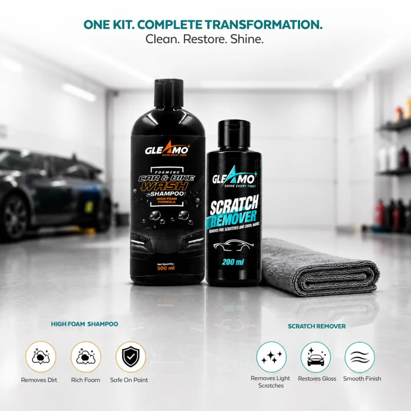 Cleaning Combo Kit – Shampoo + Scratch Remover