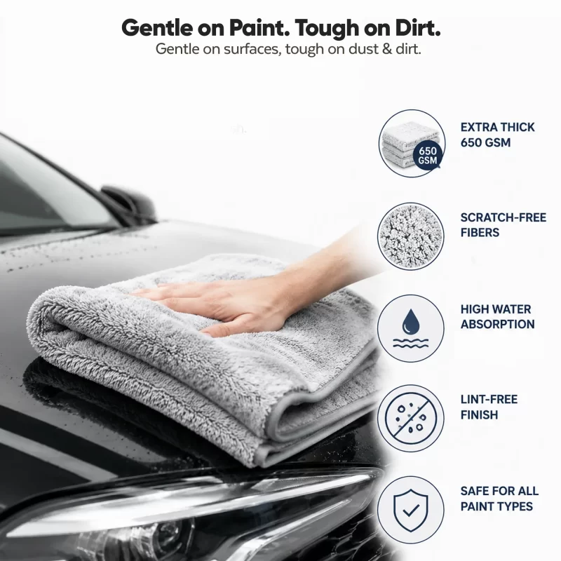 Premium 650 GSM Microfiber Cloth - Gleamo