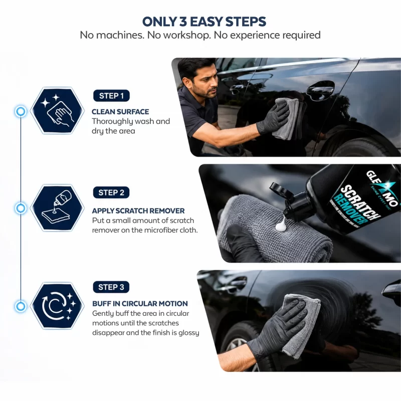 Car Scratch Remover with Microfiber Cloth