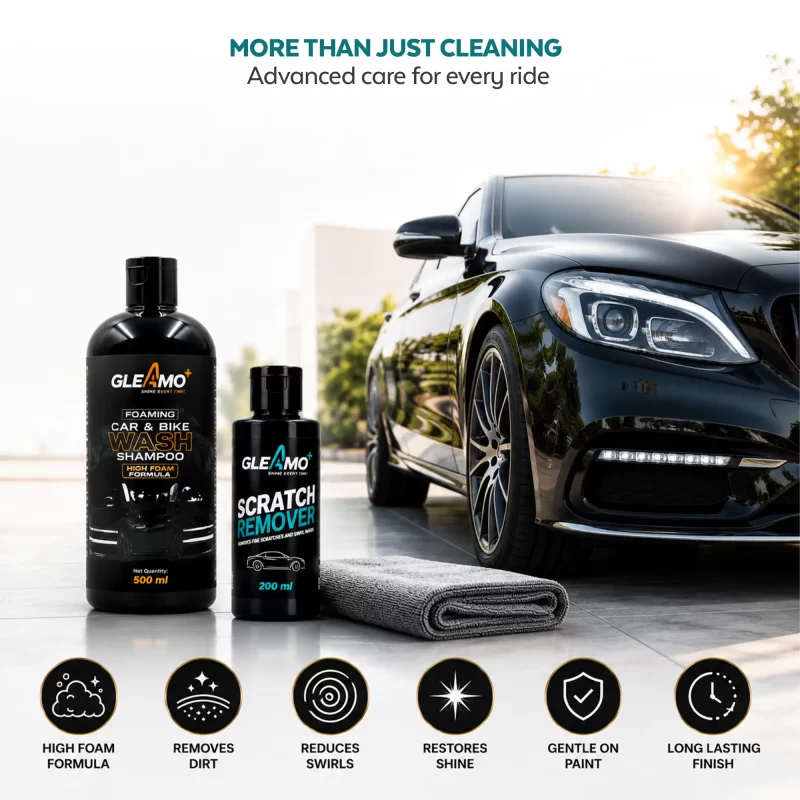 Cleaning Combo Kit – Shampoo + Scratch Remover
