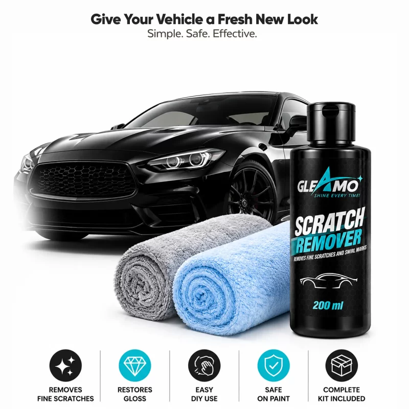 Scratch Remover Kit + 2 Microfiber Cloths