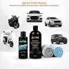 Full Car Cleaning Kit – Car Shampoo + Scratch Remover + 650 GSM Microfiber + 350 GSM Microfiber